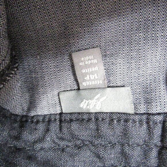 J Jill Blue Skirt Size 14P - Picture 8 of 10